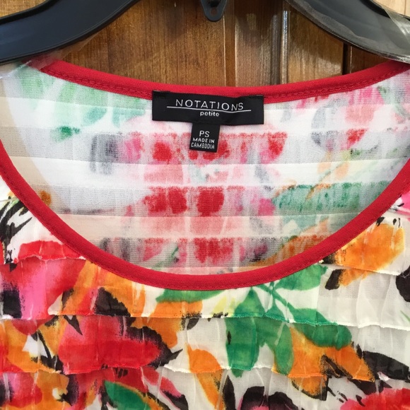 -Notations blouse, size SP, NWT - Picture 2 of 3